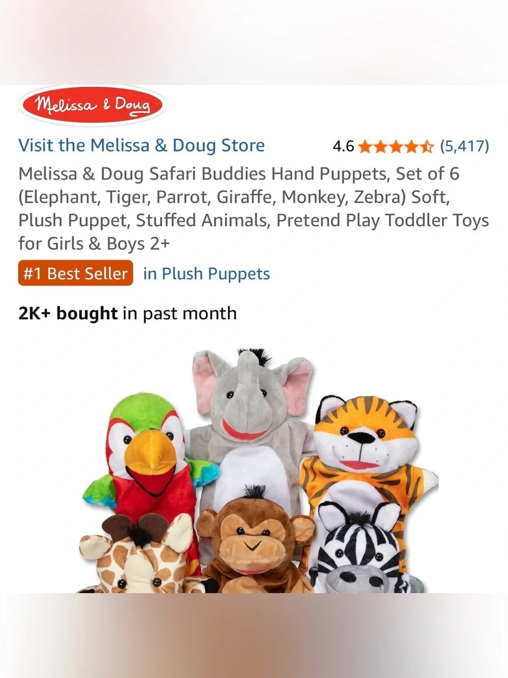 Melissa & Doug nwot melissa